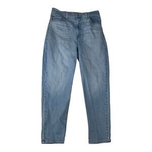 Levi's women's size 29 High waist Mom Jeans light wash denim